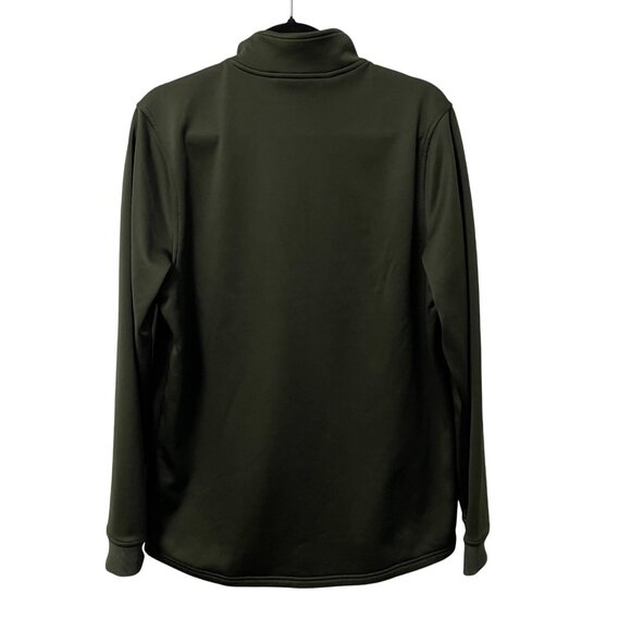 UNDER ARMOUR 1/4 ZIP PULLOVER FLEECE LOOSE FIT MENS M COLDGEAR MARINE OD GREEN - Picture 3 of 9